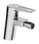 HANSA-Einhebelmischer-Bidet-Batt-HANSATWIST-0906-BuegelhebelZugstangenablaufgarnitur-Ausladung-112mm-DN15-Chrom-09063285 gallery number 1